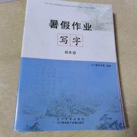 暑假作业写字，四年级（全新，2022年印刷）