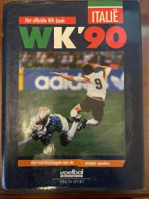 世界杯足球画册 荷兰版本 1990荷兰原版世界杯画册 world cup赛后特刊包邮快递
