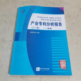 产业专利分析报告（第23册）：电池