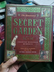 The Annotated Secret Garden 儿童文学经典 《秘密花园详注版》 精美彩色插图 精装本  权威的诺顿学术出版 超大版本