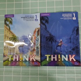 剑桥青少外研思辨英语教材 Think第二版 1级A2 学生用书+练习册 student's book workbook