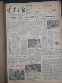 辽宁日报1982年1月1日