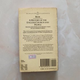 BEDE AHISTORY OF THE ENGLISH CHURCH AND PEOPLE