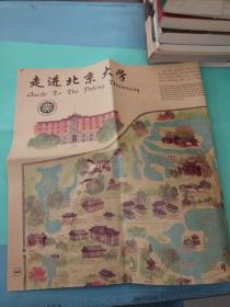 北京手绘旅游地图  北京大学