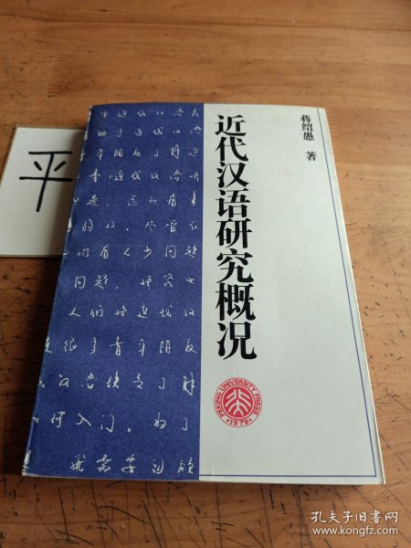 近代汉语研究概况——北京大学中国语言文学教材系列