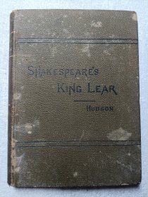 SHAKESPEARE'S TRAGEDY OF KING LEAR（硬精装版）1889年