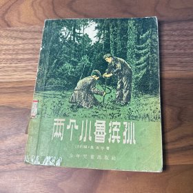 两个小鲁宾孙 杨·马夫尔 著 王汶 译 別里斯基绘图 插图本 少年儿童出版社 1956年一版一印