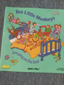 Ten Little Monkeys Jumping on the Bed (Classic Books with Holes) 附CD光盘