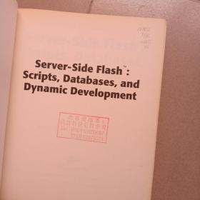 Server-Side Flash Scripts, Databases and Dynamic Development  无光盘，扉页有印章！