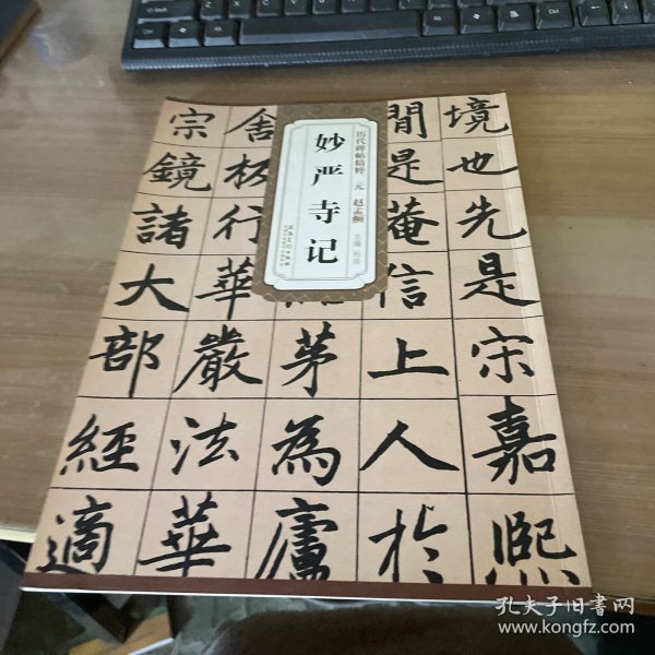 历代碑帖精粹·元 赵孟妙严寺记