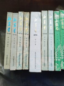 新农业　1976—1987合订本（缺1980年）共11年合售，全部自然旧，品相好 具体见图