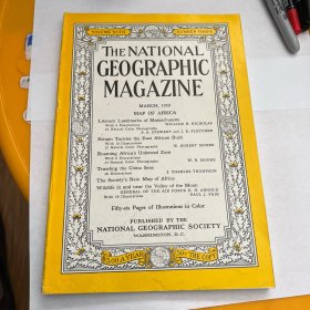 (从美国发货)national geography美国国家地理1950年3月非洲，马萨诸塞，东非，中国拖网捕鱼，加州B