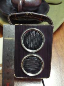 迷你小音箱 BOSS ORANGE 木质皮革音箱装五号电池可正常使用