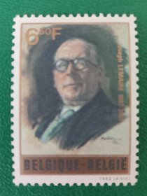 比利时邮票 1982年国务活动家雷梅儿 1全新