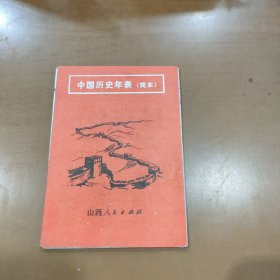 中国历史年表（简本）