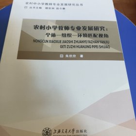 农村小学教师专业发展研究：个体-组织-环境匹配视角