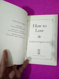 英文原版 How To Love 怎么爱 冥想小书 英文版 进口英语原版书籍