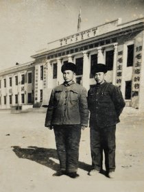 建国后内蒙古风景老照片内蒙古大学风景照（有标语，时代特征明显，具体哪所，购者自辨）