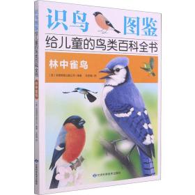 《识鸟图鉴，给儿童的鸟类百科全书：林中雀鸟》 400多种鸟类介绍，  1200多幅手绘图片，400多幅实景图片，真实还原鸟类世界！