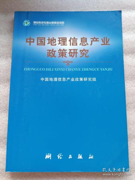 中国地理信息产业政策研究