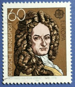 【德国邮票】1980年《数学家莱布尼茨》1全信销