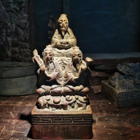 道家三清神像精品手工法印，已装福脏