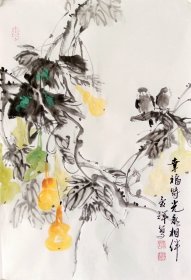 原创花鸟国家一级美术师 国宾礼艺术家李老师