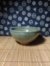 日本回流窑变釉抹茶碗，