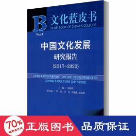 文化蓝皮书：中国文化发展研究报告（2017-2020）