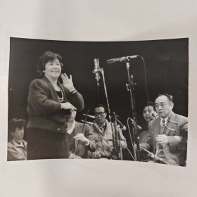 著名京剧艺术家 李玉茹 上海京剧院身段照（7）五寸黑白照片1张