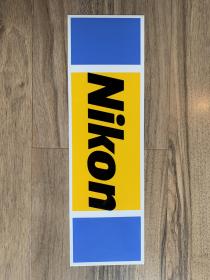 Nikon尼康 光面贴纸（*从美国带回，属于九十年代美国Nikon公司送给专业摄影师贴在镜头hood，相机箱等）
