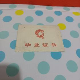 毕业证书1968年8月