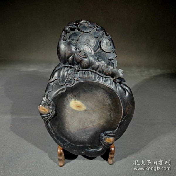邓石如款，端砚，