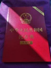 中华人民共和国民法典（大字版32开大字条旨红皮烫金）2020年6月新版