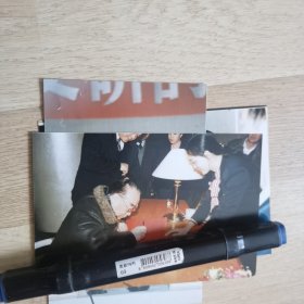 柴泽民大使三张照片 。