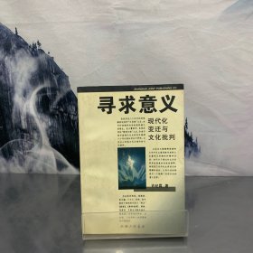 寻求意义:现代化变迁与文化批判