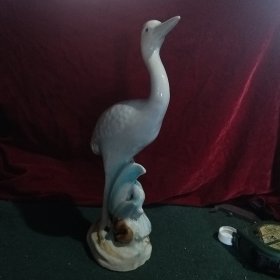 鹤 瓷摆件