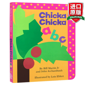 英文原版 Chicka Chicka ABC  识字母 纸板书 英文版 进口英语原版书籍