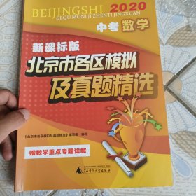 2020中考数学新课标版北京市各区模拟及真题精选北京专用中考模拟试题汇编2020