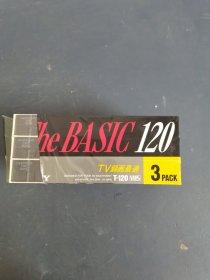 录像带： SONY The BASIC T-120 TV録画最适 全新未拆封 外封膜缺损 一套3盒 以实拍图购买