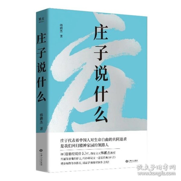 庄子说什么（继《道德经说什么》之后，韩鹏杰又一部道家经典解读著作，樊登作序倾情推荐）