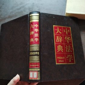 中華法學(xué)大辭典 國際法學(xué)卷