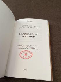 Correspondence 1930-1940 [Wiley文学