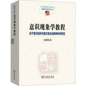 意识现象学教程 关于意识结构与意识发生的精神科学研究