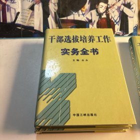 干部选拔培养工作实务全书（上中下 全3册）