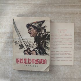 钢铁是怎样炼成的【1976年一版一印，有卡片】