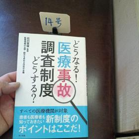 どうなる
医療事故調查制度
どうする？
すべての医療機関が対象
新制度の
患者も医療者も
知っておきたい
ポイントはここだ！