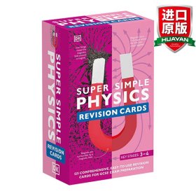 英文原版 SuperSimple Revision Cards: Physics 超级简单复习卡：物理 英文版 进口英语原版书籍