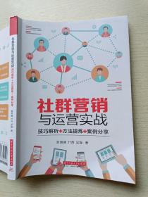 社群营销与运营实战（技巧解析+方法提炼+案例分享）谢佩峰 叶青 华中科技大学出版社