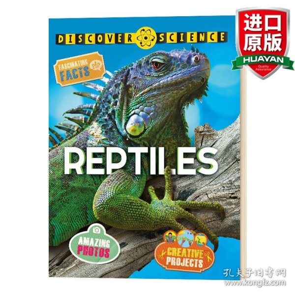 英文原版 Discover Science: Reptiles 发现科学系列科普绘本：爬行动物 英文版 进口英语原版书籍